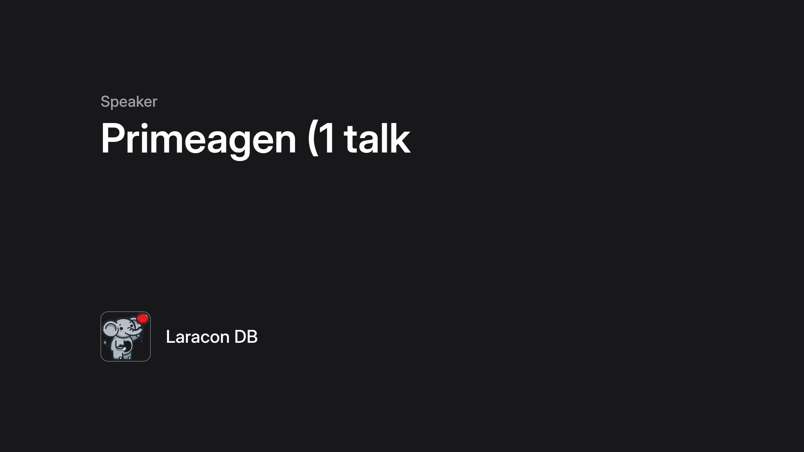 Laracon DB